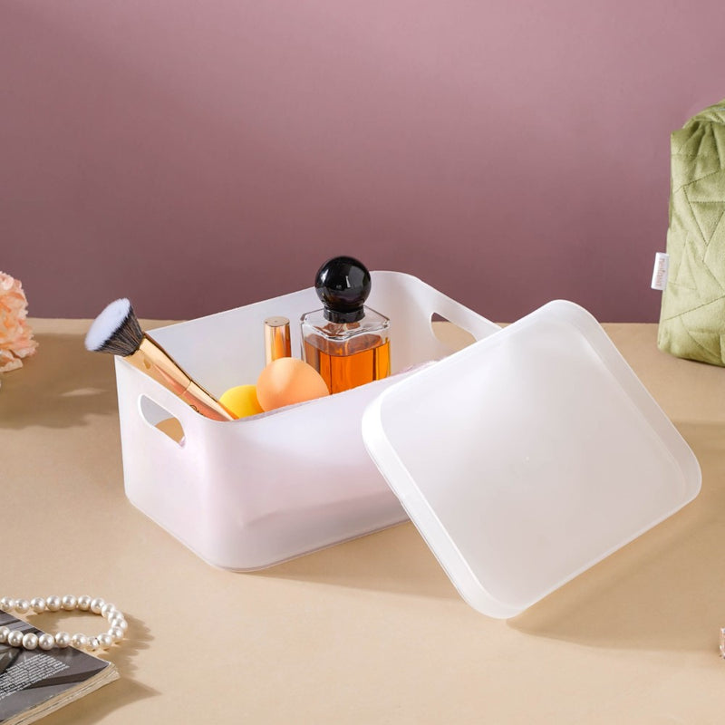 Multipurpose Storage Box With Handle And Lid