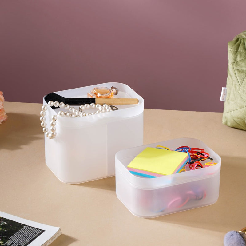Stackable Organizer Box Set Of 2