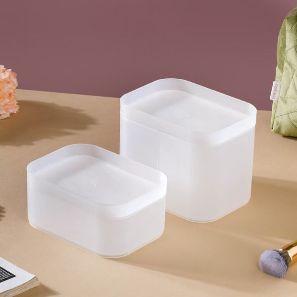 Stackable Desk Organizer Box Set Of 2