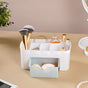 Makeup Storage Box With Drawer White