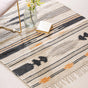 Boho Natural Cotton Living Room Rug