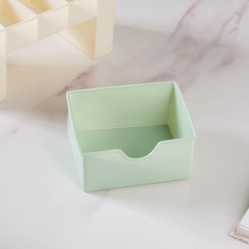 Makeup Organizer With Drawer Beige