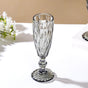 Crystal Textured Champagne Glass Grey Set Of 6 150 ml