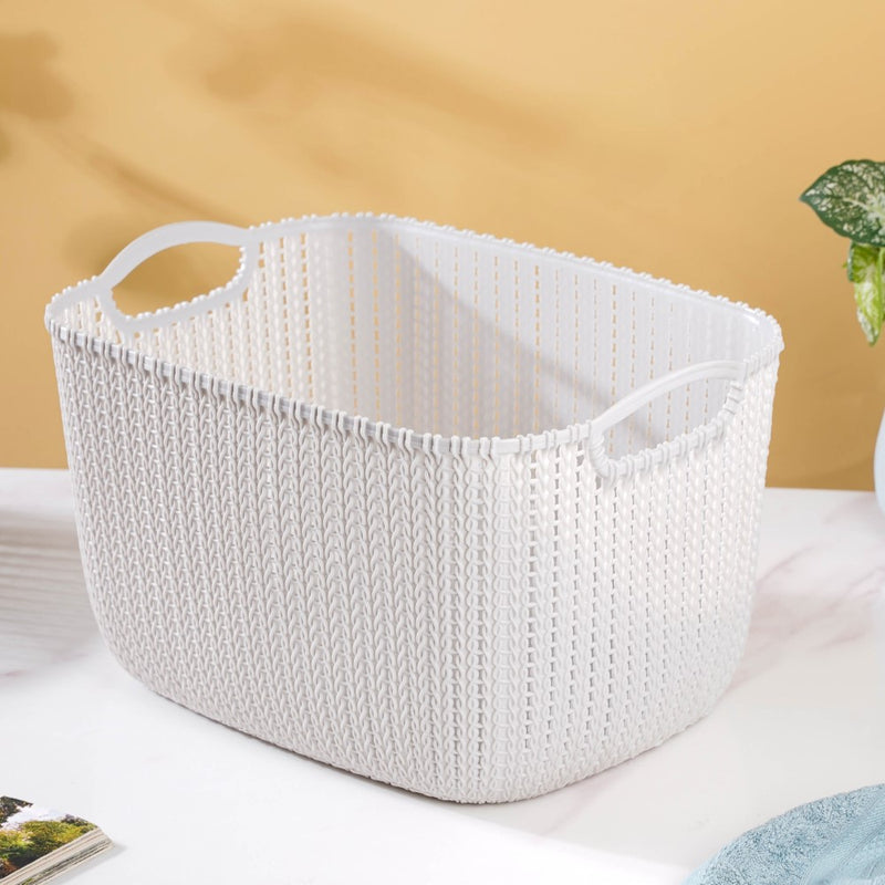 Multipurpose Storage Basket Grey Set Of 3 - Basket | Organizer | Kitchen basket | Storage basket