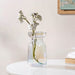 Contemporary Glass Flower Vase Transparent - Glass flower vase for home decor, office and gifting | Home decoration items