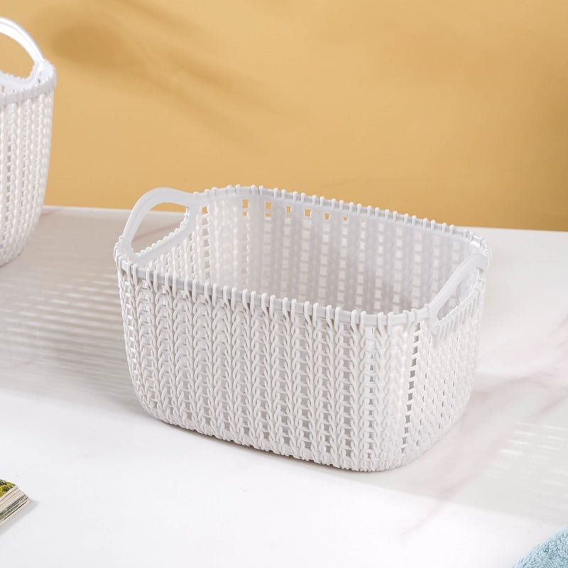 Multipurpose Storage Basket Grey Set Of 3 - Basket | Organizer | Kitchen basket | Storage basket