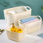 Mesh Water Proof Storage Basket Beige Set Of 3 - Basket | Organizer | Kitchen basket | Fruit basket