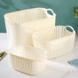 Mesh Water Proof Storage Basket Beige Set Of 3 - Basket | Organizer | Kitchen basket | Fruit basket