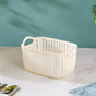 Mesh Water Proof Storage Basket Beige Set Of 3 - Basket | Organizer | Kitchen basket | Fruit basket