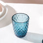 Water Glass Blue Set Of 6 250 ml