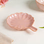 Ocean Round Plate with Handle Pink - Ceramic platter, serving platter, fruit platter | Plates for dining table & home decor