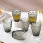 Water Glass Ash Grey Set Of 6 250 ml