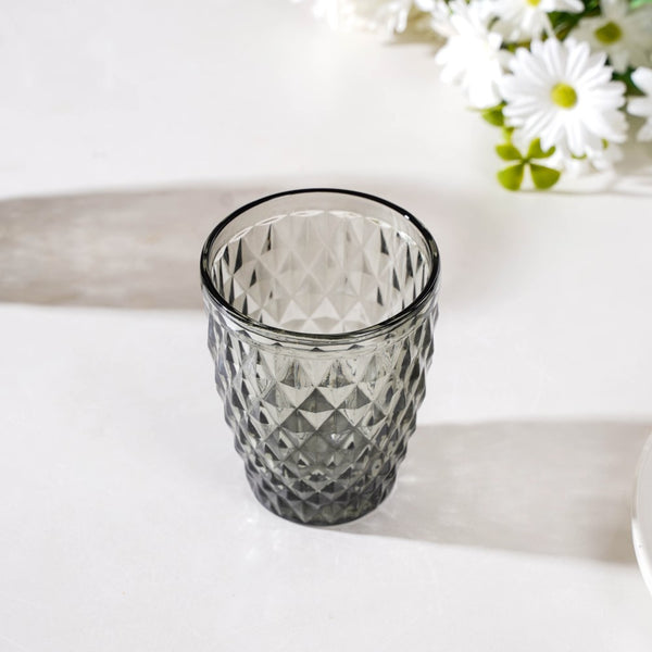 Water Glass Ash Grey Set Of 6 250 ml