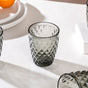 Water Glass Ash Grey Set Of 6 250 ml