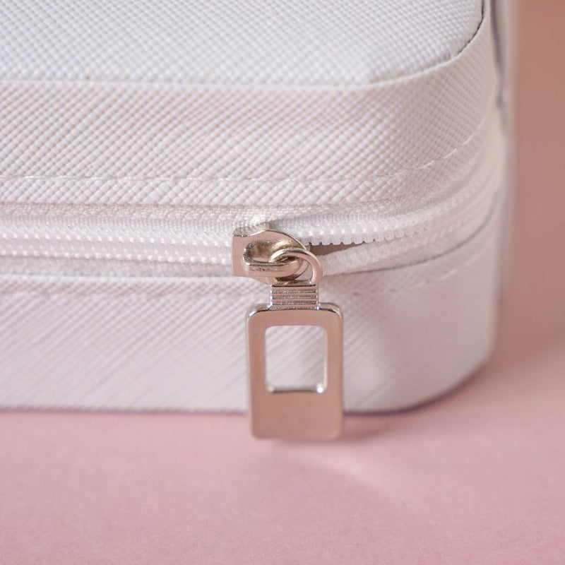 Mini Jewellery Storage Box White