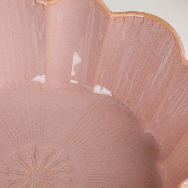 Ocean Scallop Bowl Large - Bowl, ceramic bowl, serving bowls, noodle bowl, salad bowls, bowl for snacks, large serving bowl | Bowls for dining table & home decor