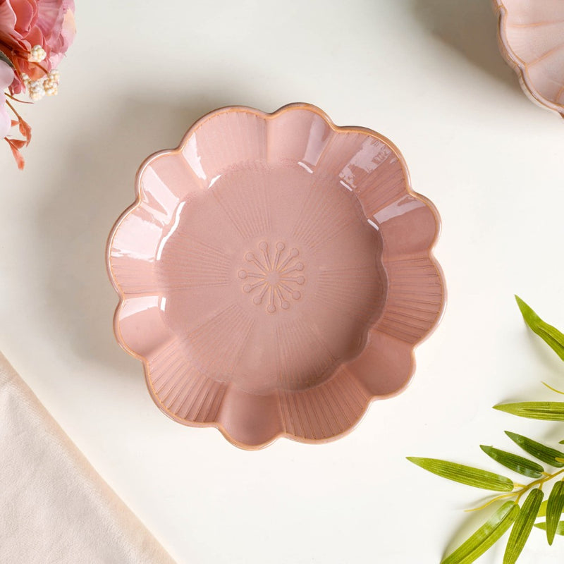 Ocean Scallop Bowl Large - Bowl, ceramic bowl, serving bowls, noodle bowl, salad bowls, bowl for snacks, large serving bowl | Bowls for dining table & home decor