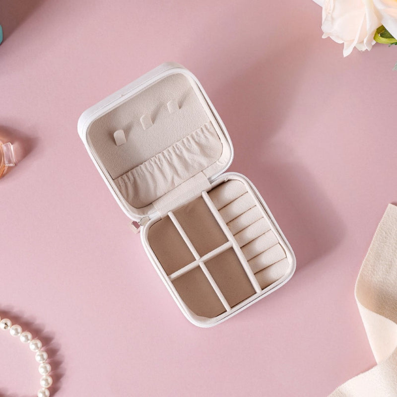 Mini Jewellery Storage Box White