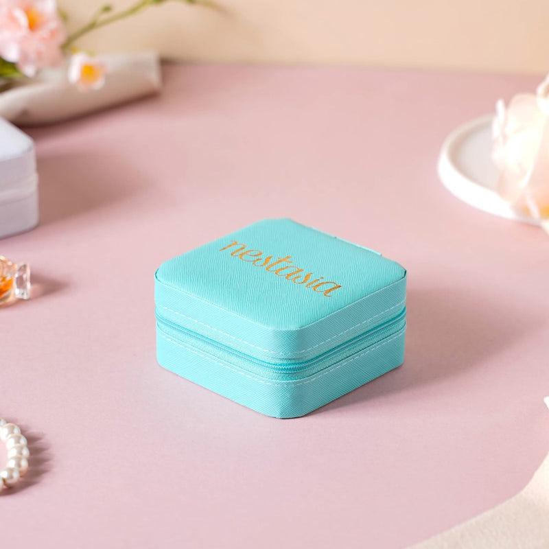 Mini Jewellery Storage Box Sea Green