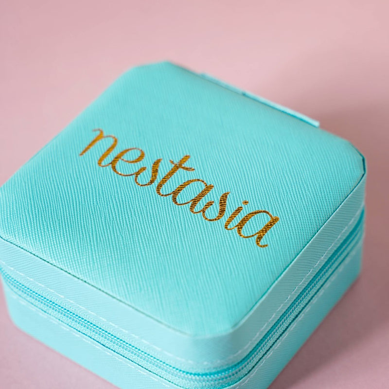 Mini Jewellery Storage Box Sea Green
