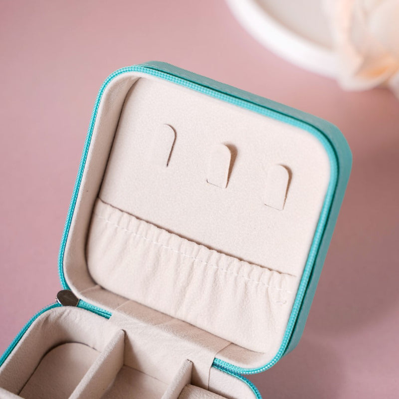 Mini Jewellery Storage Box Sea Green