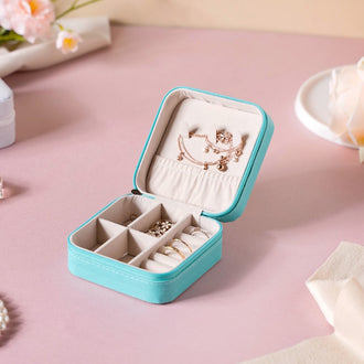 Mini Jewellery Storage Box Sea Green