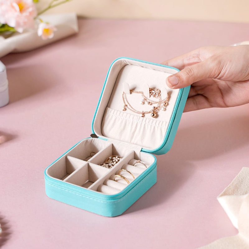 Mini Jewellery Storage Box Sea Green