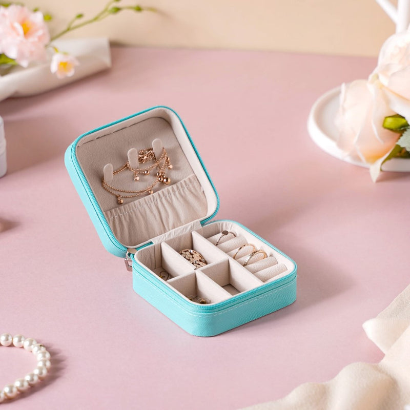 Mini Jewellery Storage Box Sea Green
