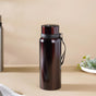 Steel Flask Brown 800 ml - Water bottle, flask, steel water bottle | Flask for Travelling