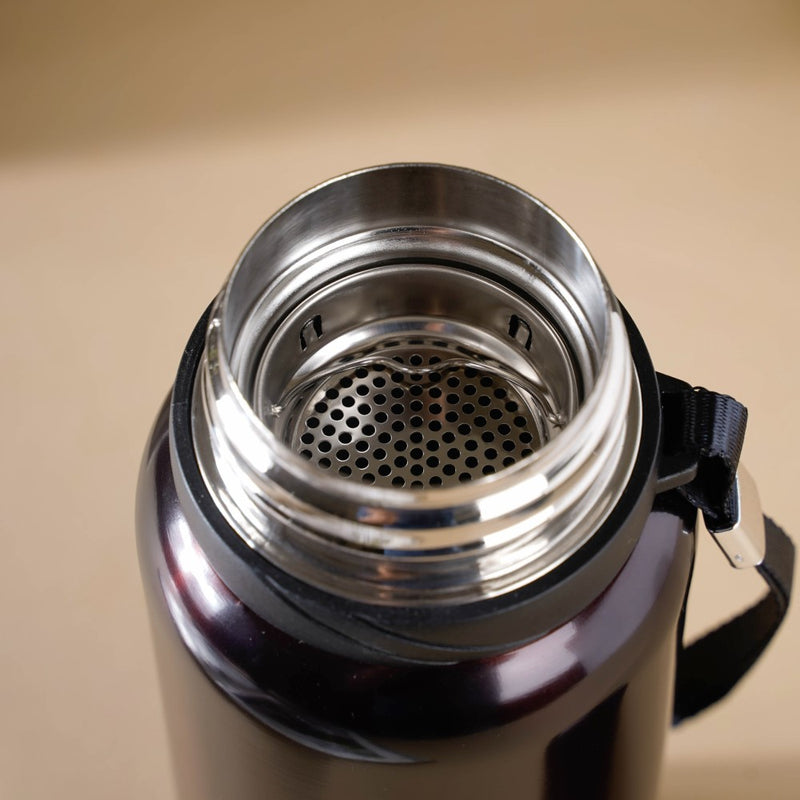 Steel Flask Brown 800 ml - Water bottle, flask, steel water bottle | Flask for Travelling