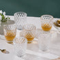 Water Glass Transparent Set Of 6 250 ml