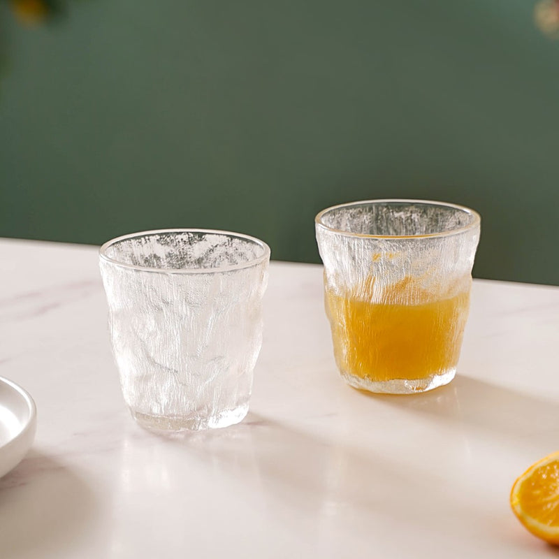 Crystal Drinking Glass Set of 2