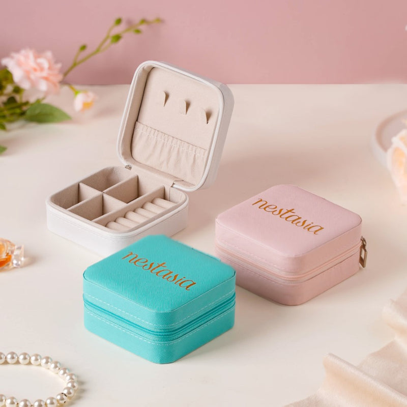 Mini Jewellery Storage Box White