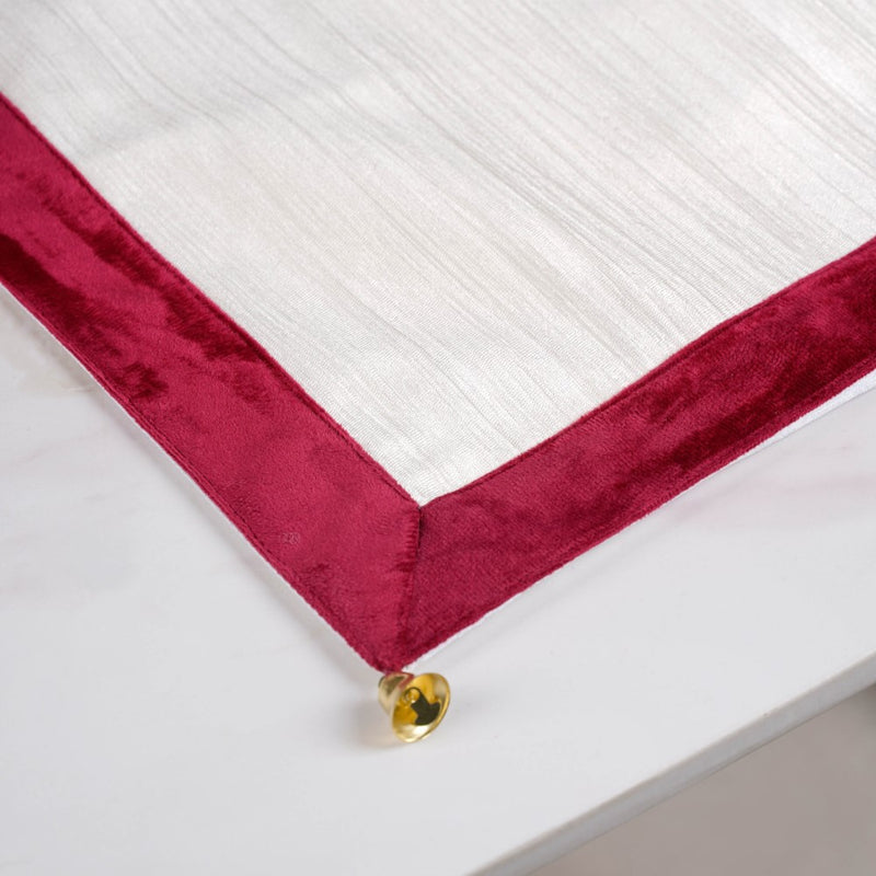 Holiday Bells Table Runner Off-White