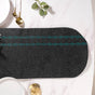 Handwoven Jute Table Runner Black 72 Inch