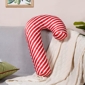 Candy Cane Christmas Cushion 21 Inch X 13 Inch