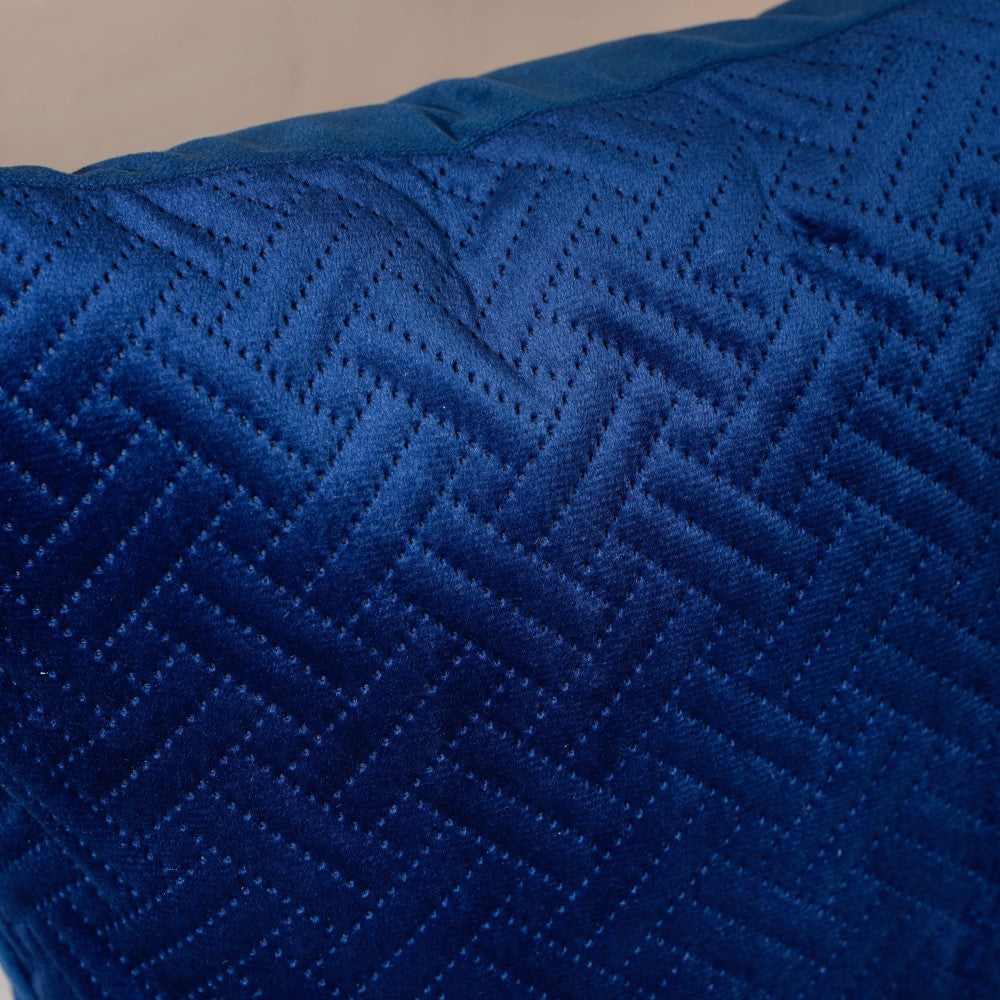 Blue - Jacquard Weave Cushion Cover 16
