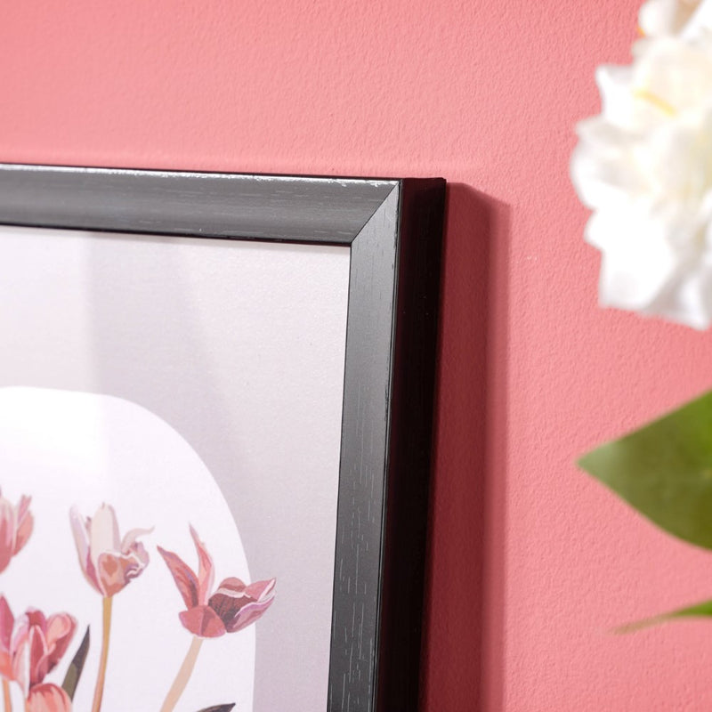 Flower In Vase Framed Wall Art 13x9 Inch - Picture frames wall art for wall decoration, wall design | Room decoration items