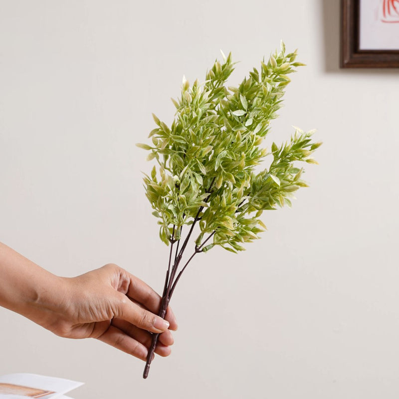 Green Artificial Leaves Set Of 4 - Artificial flower | Home decor item | Room decoration item