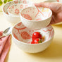Natura Bowls Pink - Bowl, ceramic bowl, serving bowls, noodle bowl, salad bowls, bowl for snacks, large serving bowl | Bowls for dining table & home decor