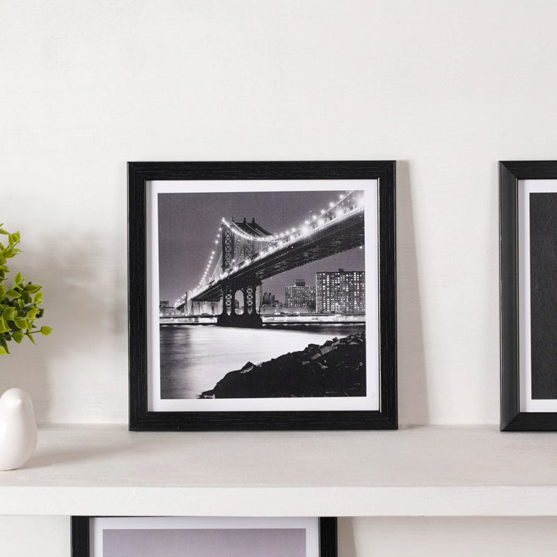 Black & White Wall Art Set Of 9 9x9 Inch - Wall art for wall decoration, wall design | Room decoration items