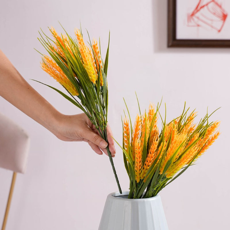 Artificial Paddy Bunch Set Of 3 - Artificial Plant | Flower for vase | Home decor item | Room decoration item