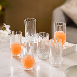 Set of 6 Highball Glass Tumbler 230ml