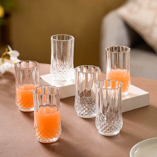 Set of 6 Highball Glass Tumbler 230ml