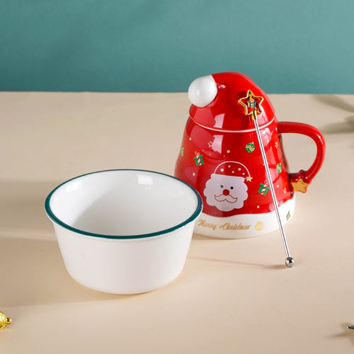 Santa-mental Merry Christmas Hamper Set of 4