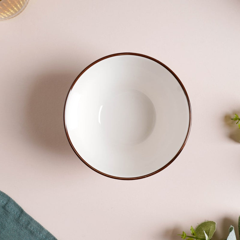 Yugana Floral Patterned Oriental Ceramic Snack Bowl 4.5 Inch 300 ml - Bowl,ceramic bowl, snack bowls, curry bowl, popcorn bowls | Bowls for dining table & home decor