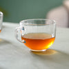 Glass Elegant Cup Set of 6 400ml- Tea cup, coffee cup, cup for tea | Cups and Mugs for Office Table & Home Decoration