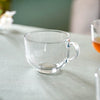 Glass Elegant Cup Set of 6 400ml- Tea cup, coffee cup, cup for tea | Cups and Mugs for Office Table & Home Decoration