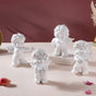 Baby Angel Resin Showpiece White Set Of 4 - Showpiece | Home decor item | Room decoration item