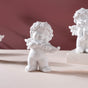 Baby Angel Resin Showpiece White Set Of 4 - Showpiece | Home decor item | Room decoration item